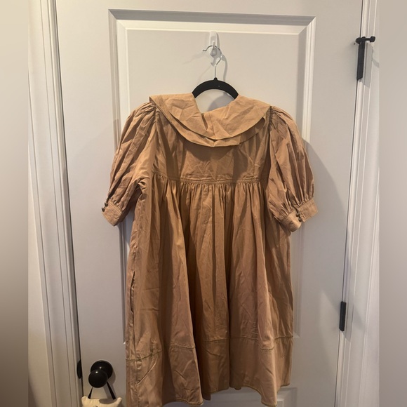 NWT Anthropologie Pilcro Short-Sleeve Bow-Front Tunic Mini Dress - Picture 8 of 10